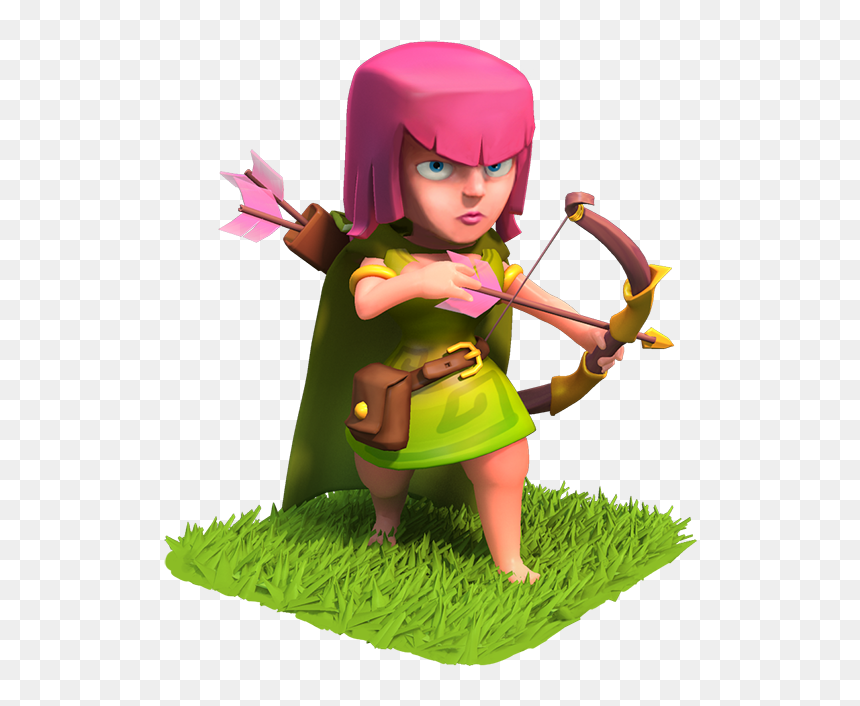 Clash Of Clans Archer Png , Png Download - Arqueira Clash Of Clans, Transparent Png - archer png