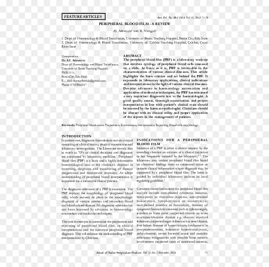 Document, HD Png Download - blood smear png