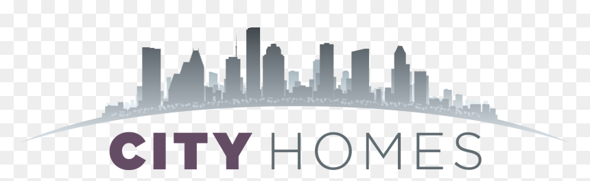 City Homes Of Houston - Clutch City, HD Png Download - houston skyline png