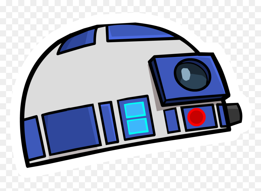 R2 D2 Clip Art - Club Penguin R2d2 Pin, HD Png Download - r2d2 png