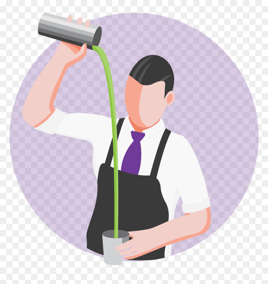 Illustration, HD Png Download - bartender png
