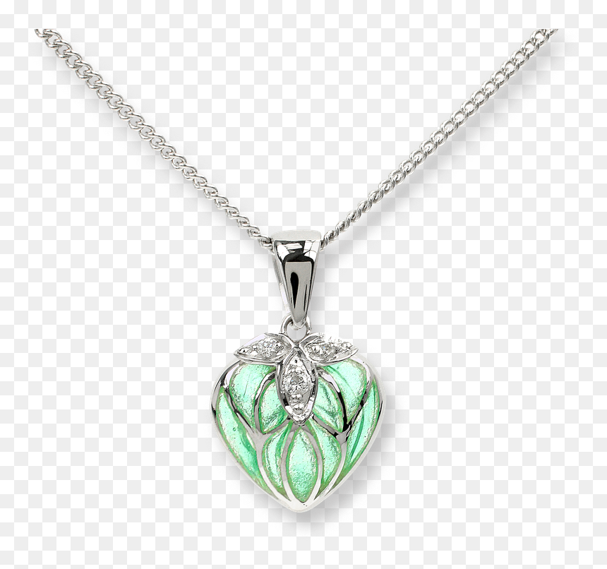 Bat Necklace Transparent Background, HD Png Download - silver heart png