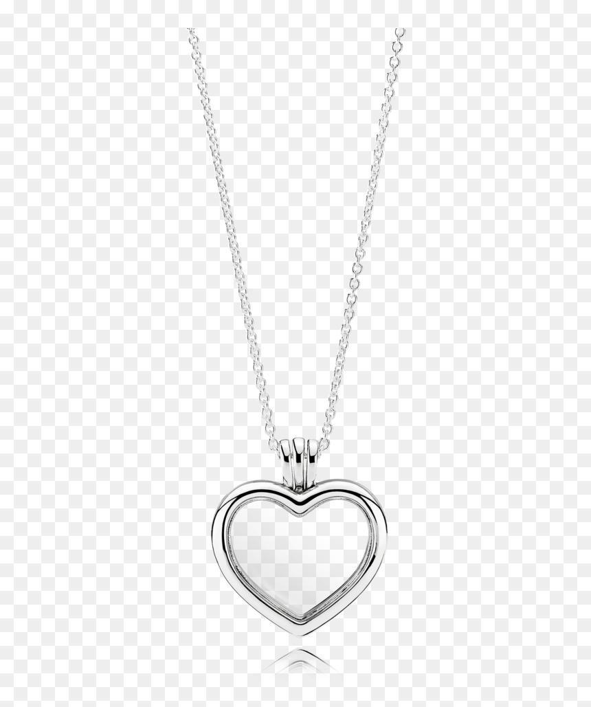 Ezüst Nyaklánc Szív Medállal, HD Png Download - silver heart png