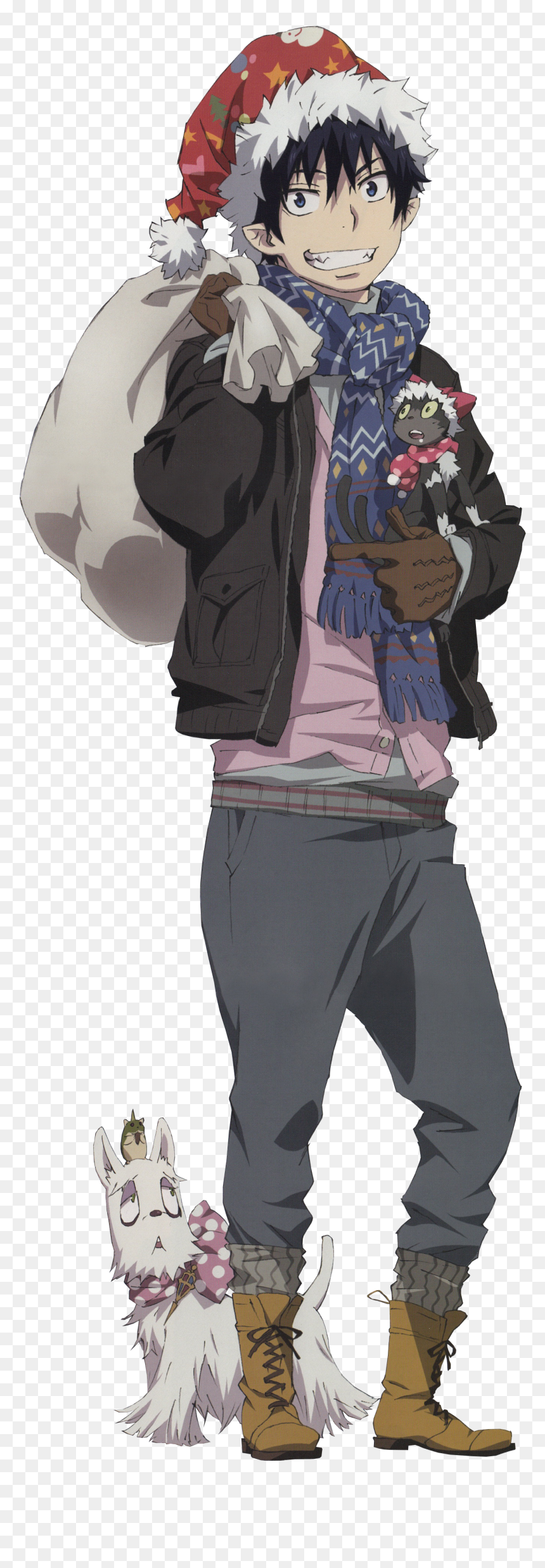 Rin Okumura And Kuro, HD Png Download - rin okumura png