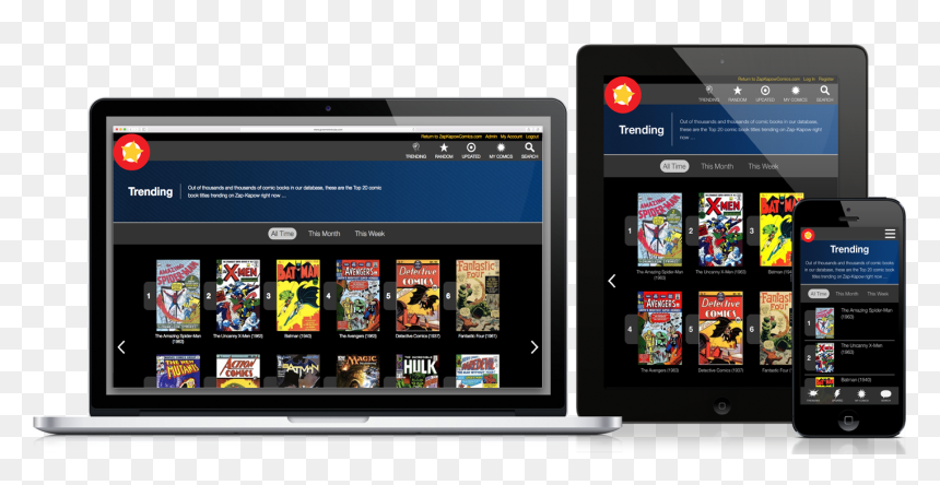 Tablet Computer, HD Png Download - comic pow png