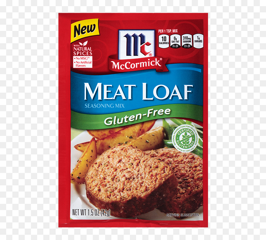 Mccormick Meatloaf Seasoning, HD Png Download - meatloaf png