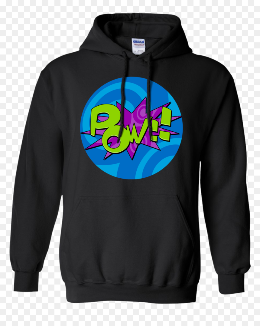 Hoodie, HD Png Download - comic pow png