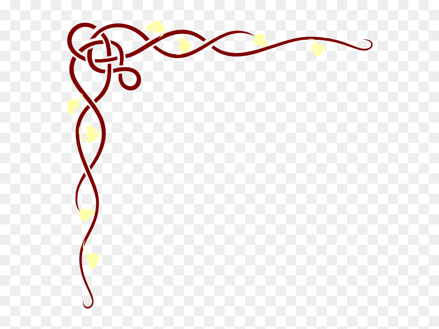 Designs For Papers, HD Png Download - christmas corner png