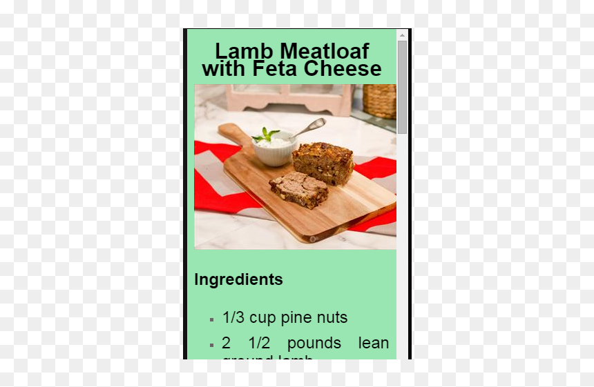 Plywood, HD Png Download - meatloaf png