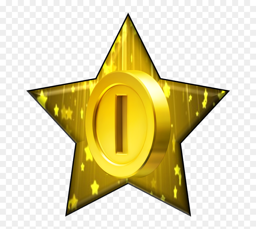 Minigame Star, HD Png Download - mario coins png