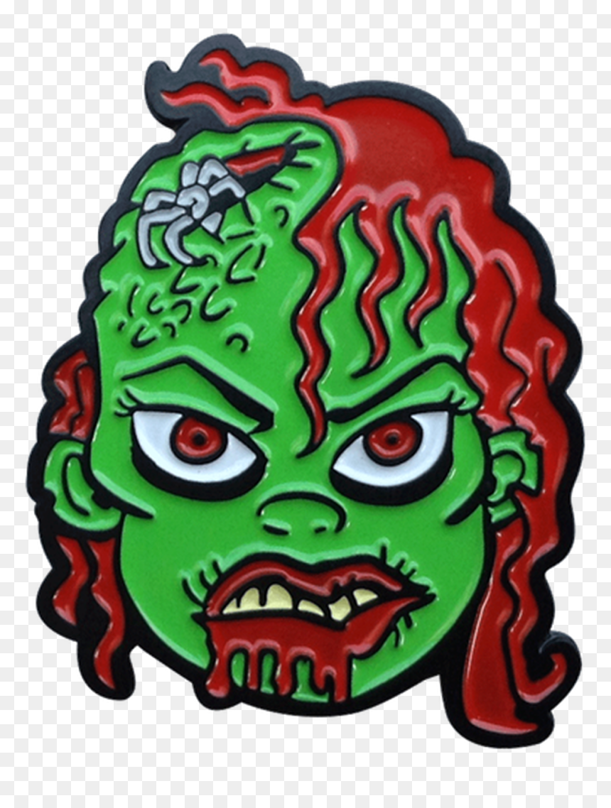 Illustration, HD Png Download - zombie head png