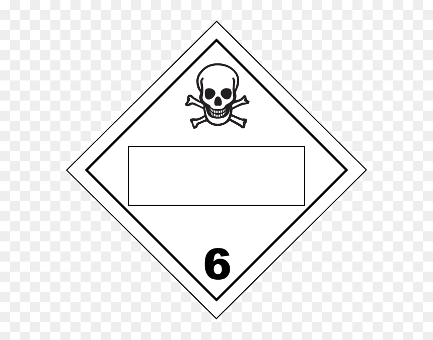 Class 6 Toxic And Infectious Substances, HD Png Download - poison symbol png