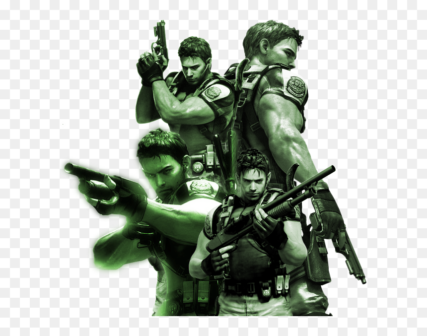 Chris Redfield And Claire, HD Png Download - chris redfield png