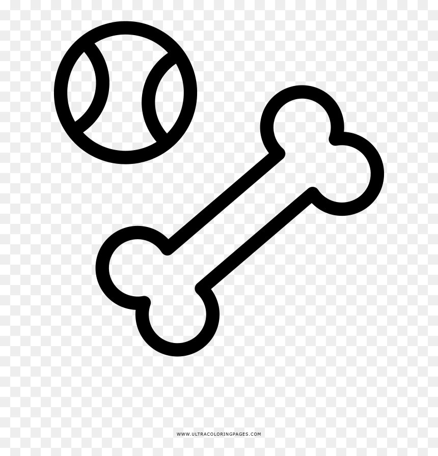 Dog Toys Coloring Page, HD Png Download - dog toys png