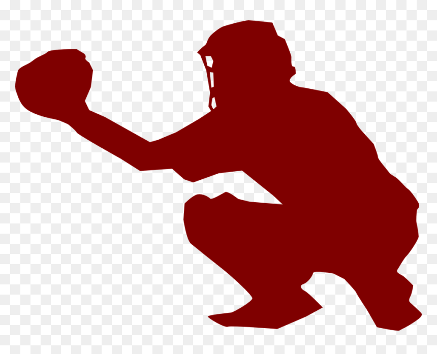 Catcher Png, Transparent Png - softball clipart png