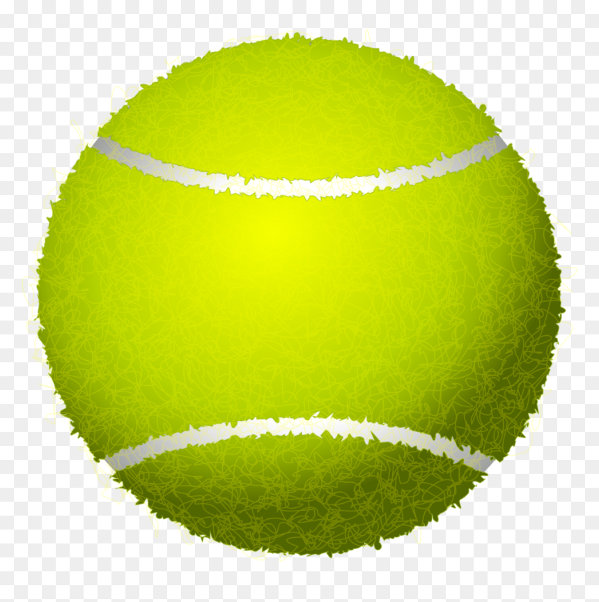 Tennis Ball Clipart Transparent Background, HD Png Download - softball clipart png
