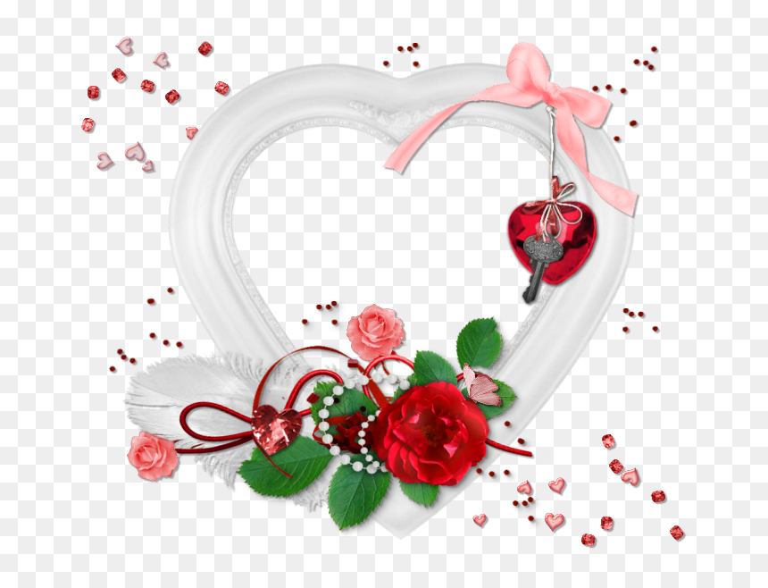 San Valentín Marcos De Amor, HD Png Download - valentines day frame png