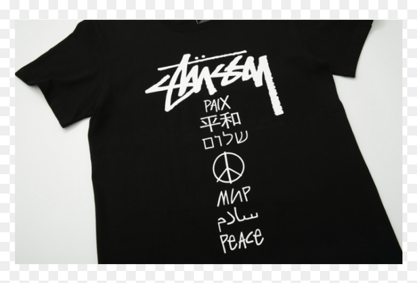 Stussy Peace Ppp T Shirt, HD Png Download - stussy logo png