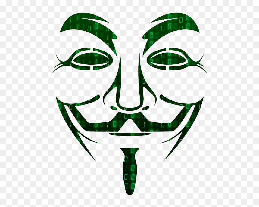 Guy Fawkes Mask, HD Png Download - anonymous.png
