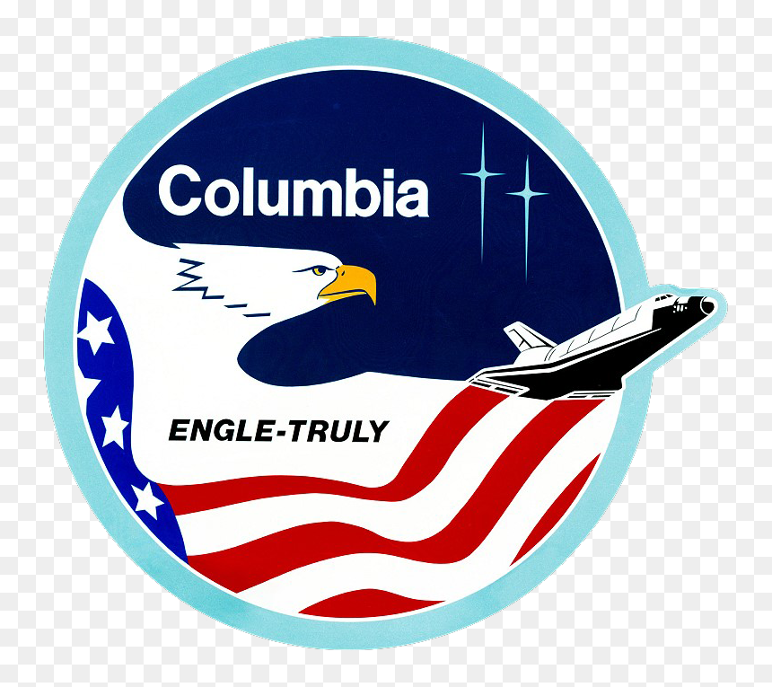 Sts 2 Patch, HD Png Download - nasa spaceship png