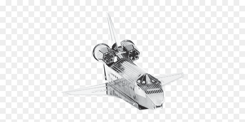 Metal Earth Space Shuttle, HD Png Download - nasa spaceship png