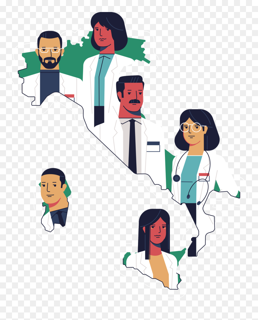 Illustration, HD Png Download - doctor standing png