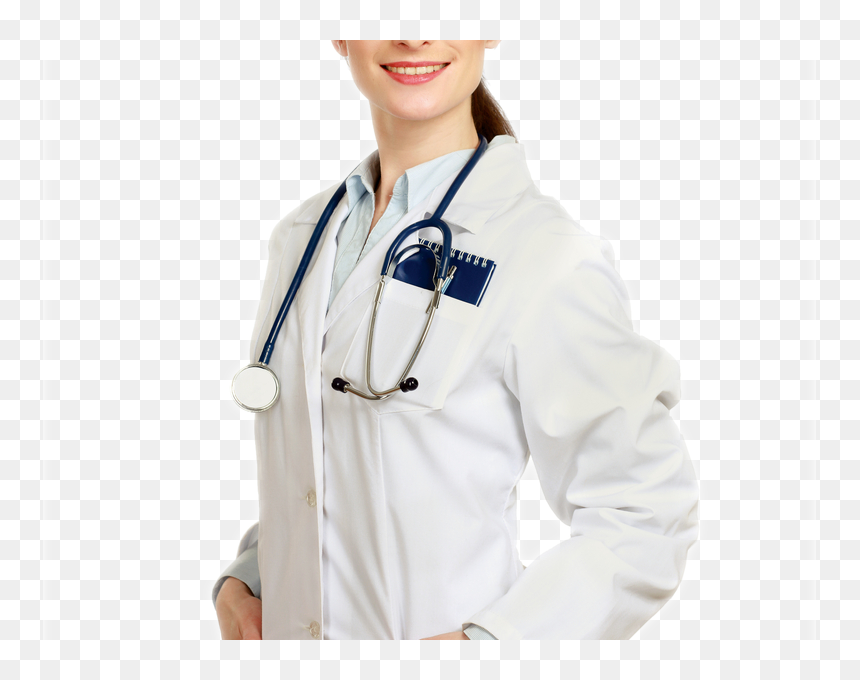 Girl, HD Png Download - doctor standing png