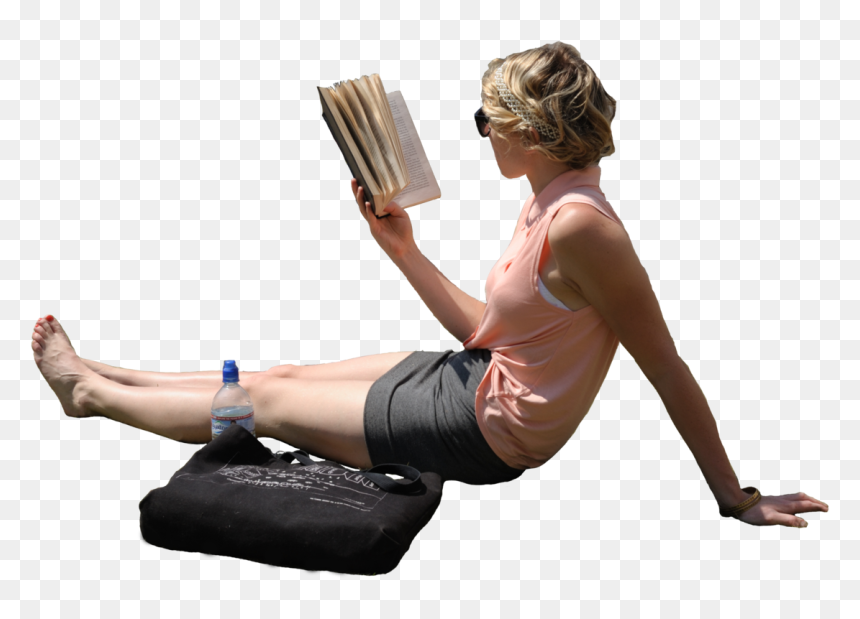 People Read Book Png, Transparent Png - people reading png