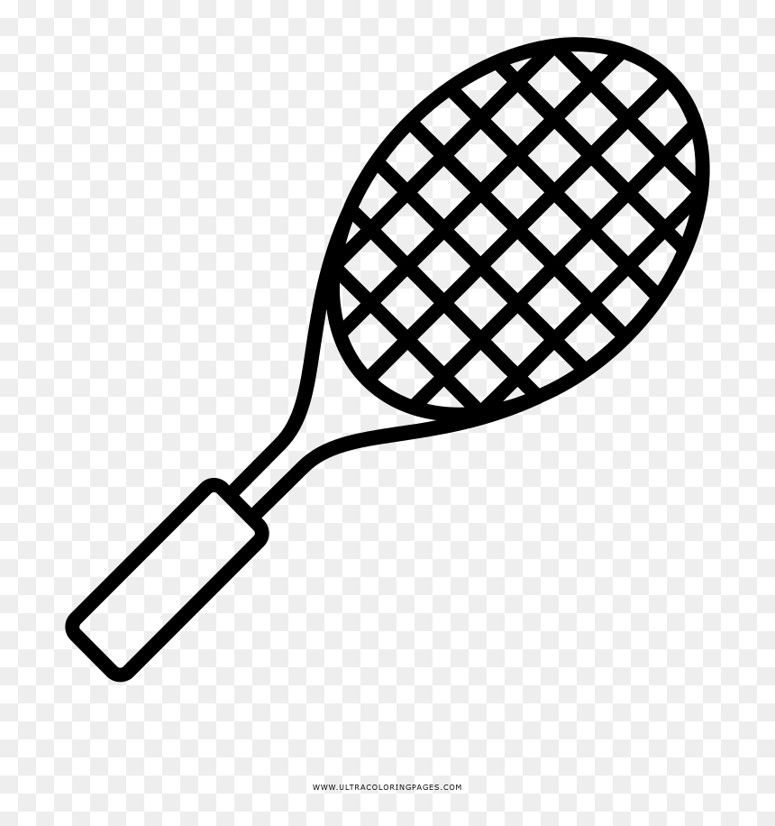 Long Tennis Icon, HD Png Download - badminton racket png