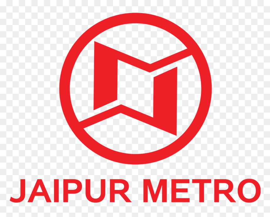 Jaipur Metro Logo Png, Transparent Png - metro logo png