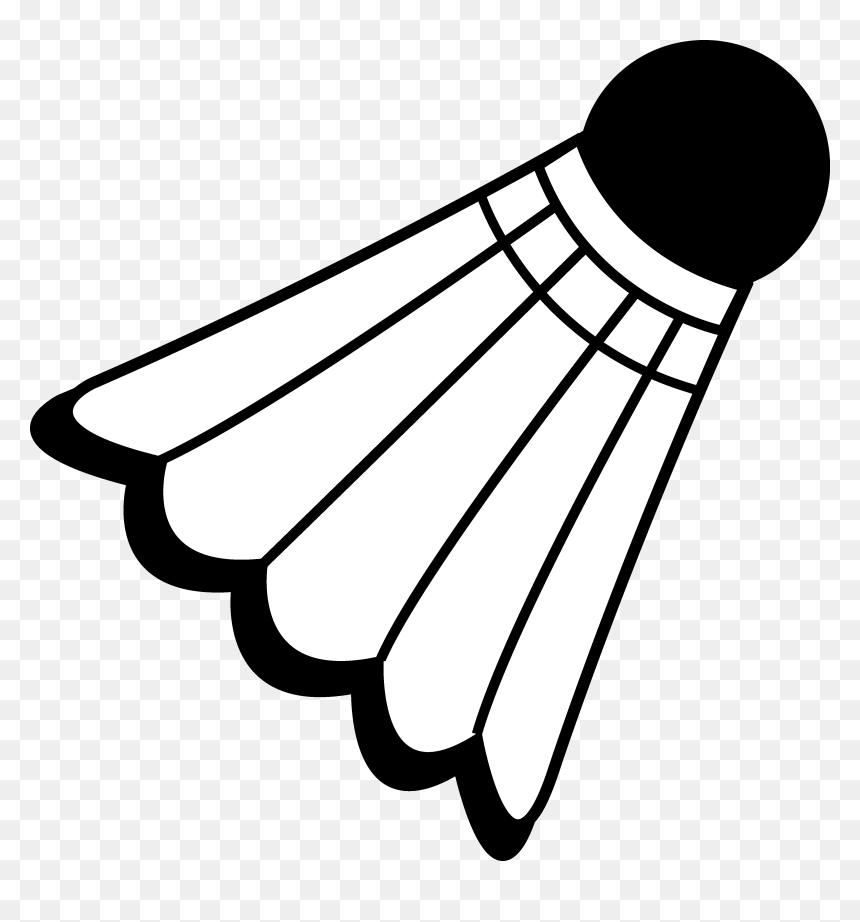 Badminton Birdie Clip Art, HD Png Download - badminton racket png