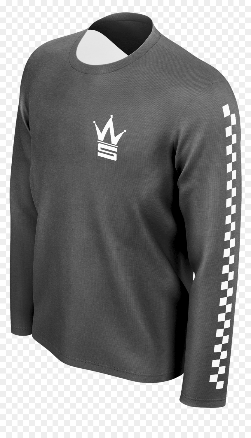 Long-sleeved T-shirt, HD Png Download - worldstarhiphop logo png