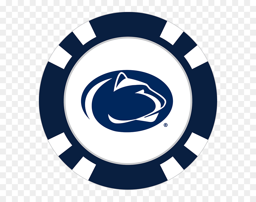 Penn State Nittany Lions Poker Chip Ball Marker - Ottawa Senators Circle Logo, HD Png Download - penn state logo png