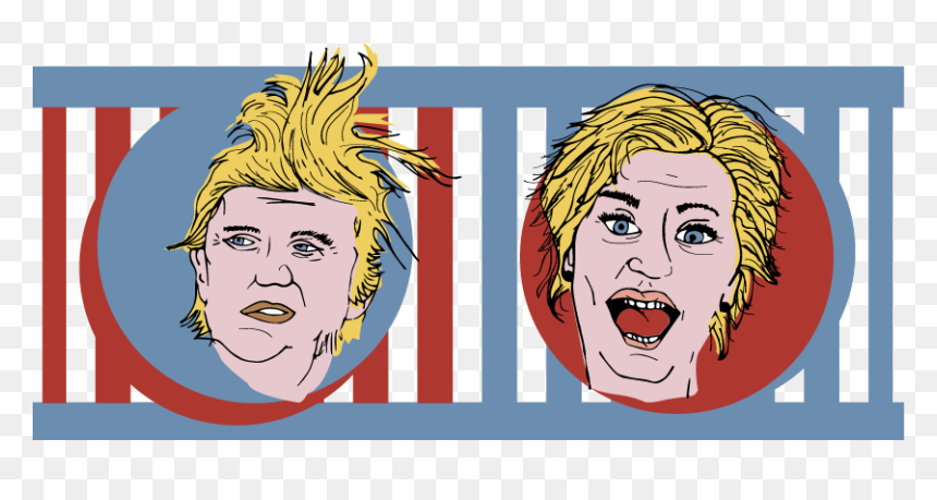 Graphic By Mariana Martins - Illustration, HD Png Download - hillary face png
