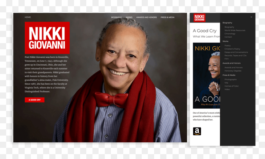 Nikkigiovanni - Senior Citizen, HD Png Download - michael jordan crying png
