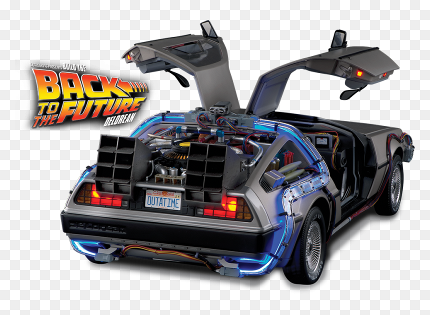Back To The Future Delorean , Png Download - Back Of The Delorean, Transparent Png - delorean png