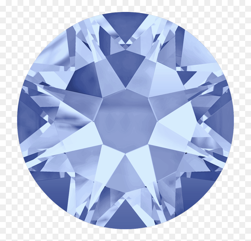 Rhinestone Png Page - Light Sapphire Swarovski Stone, Transparent Png - rhinestone png