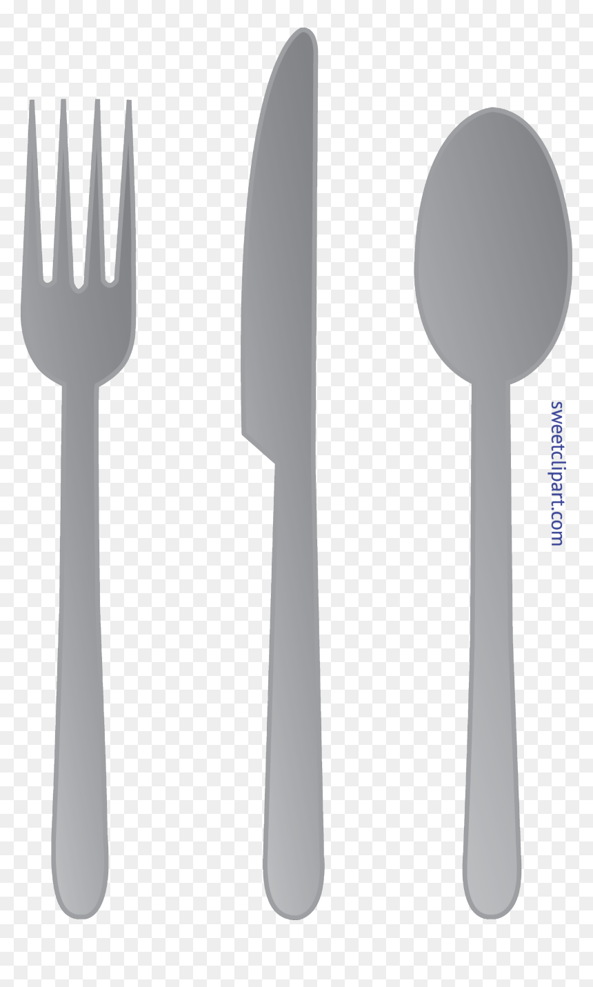 Spoon Clip Art Sweet - Clip Art Spoon And Fork, HD Png Download - fork and knife png