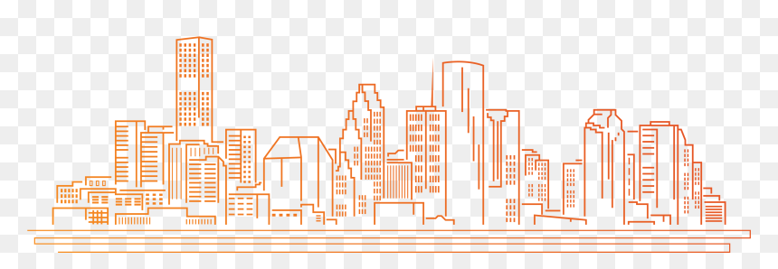 Commercial Building, HD Png Download - houston skyline png