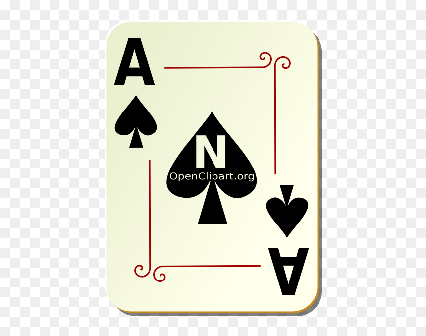 Ace Of Spades Playing Card Vector Illustration - Five Aces Pai Gow, HD Png Download - ace of spades png