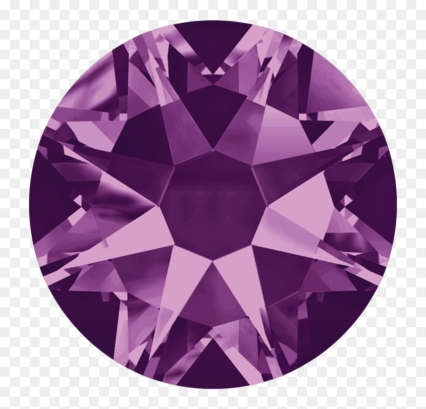 Thumb Image - Swarovski 2088 Amethyst, HD Png Download - rhinestone png