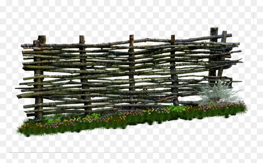 Transparent Picket Fences Clipart - Old Wood Fence Png, Png Download - wood fence png