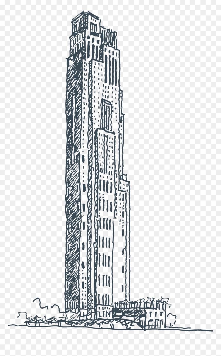 Tower Block, HD Png Download - chicago skyline png