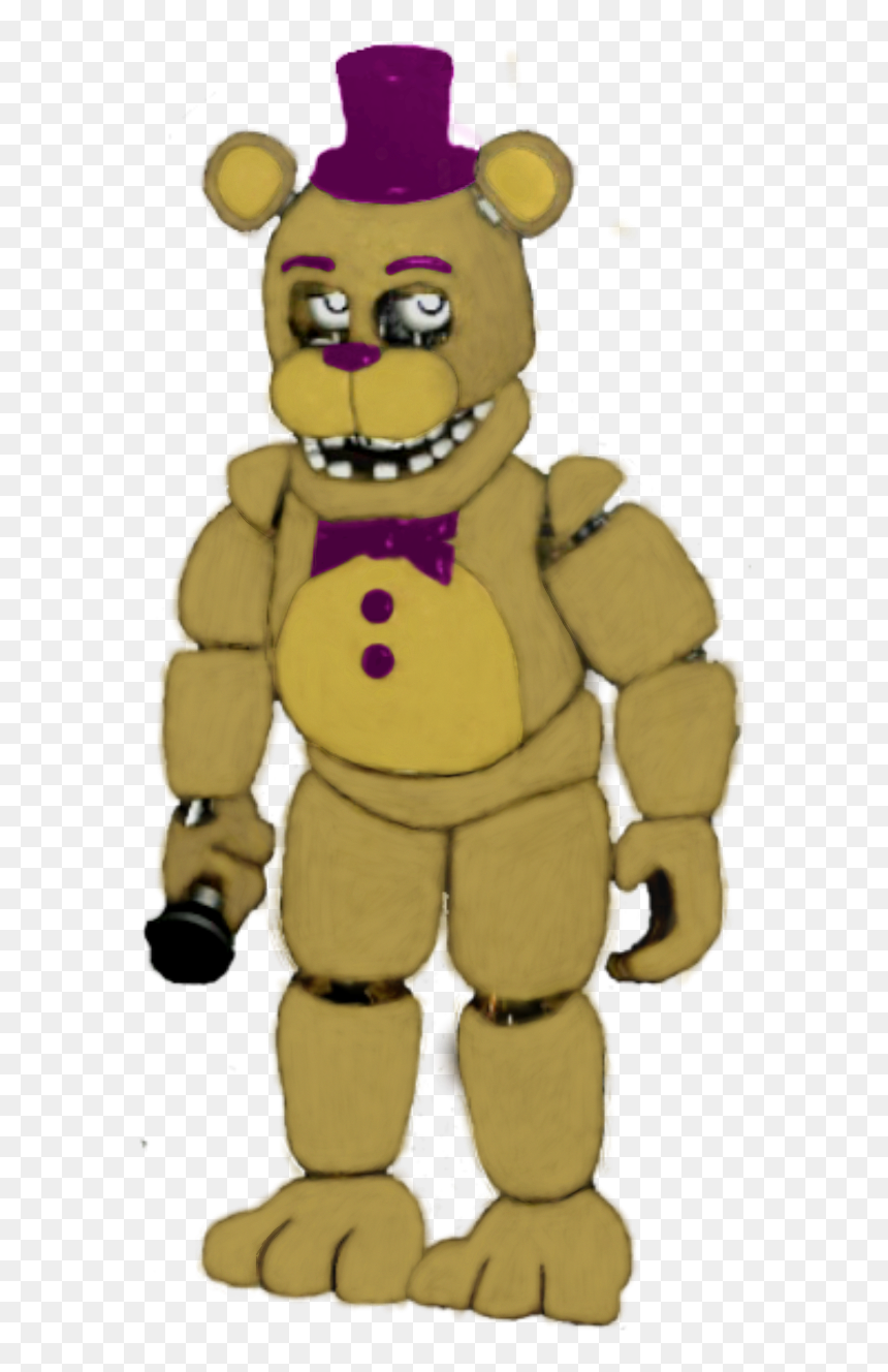 Fnaf 2 Unwithered Fredbear Hallway Freddy S, Fnaf, - Do Five Nights At Freddy's De Animatronics, HD Png Download - fnaf png