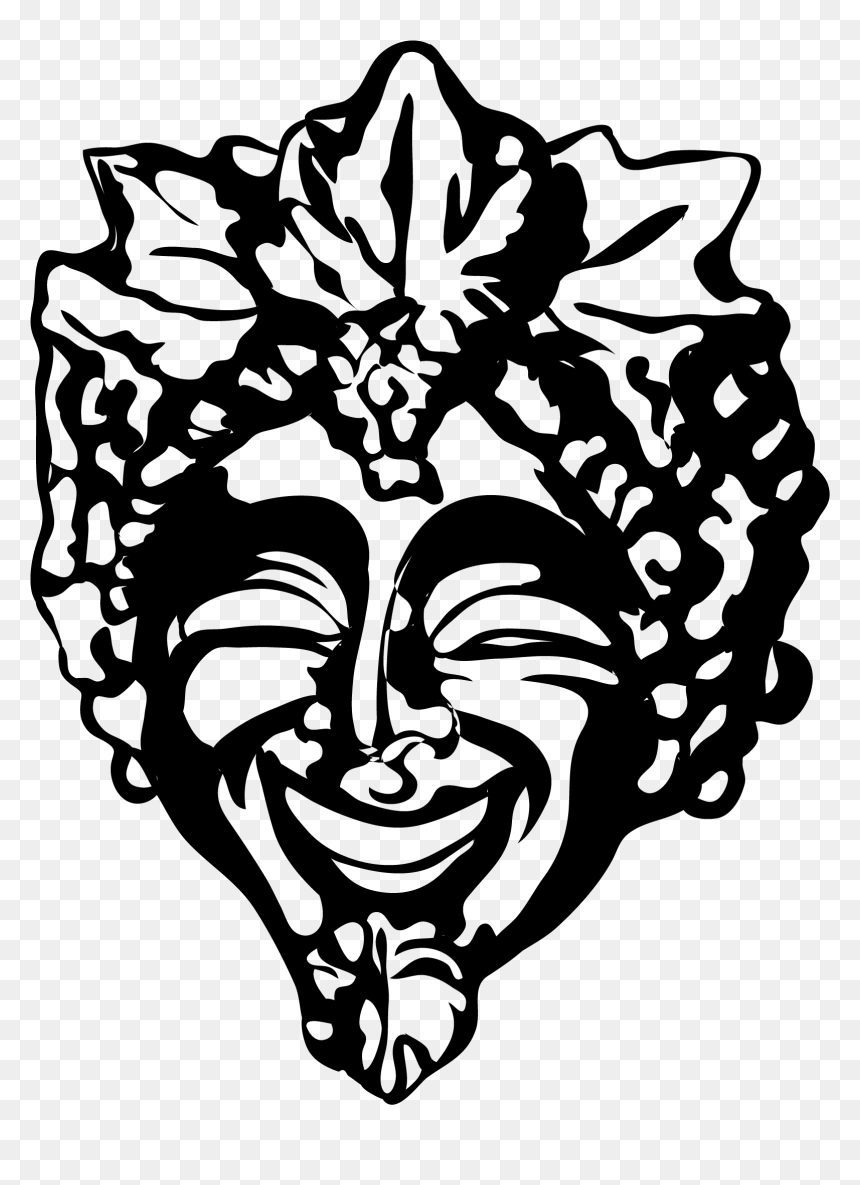 Mardi Gras Mask Png Black And White - Portable Network Graphics, Transparent Png - mardi gras mask png