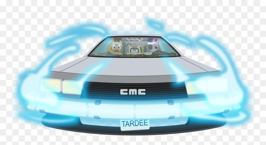 1985, 2015, Absurd Res, Artist - Back To The Future 2 Delorean Png, Transparent Png - delorean png