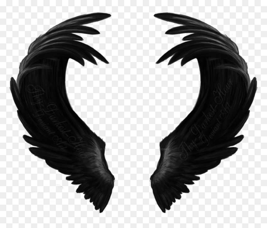 Black Wings , Png Download - Angel Black Wings Png, Transparent Png - black wings png