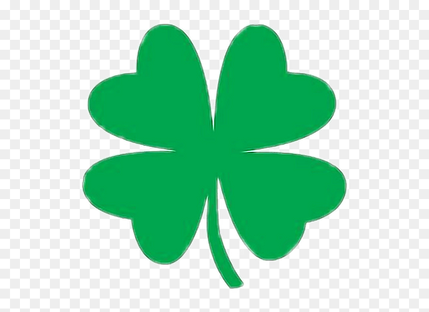 #four Leaf Clover - 4 Leaf Clover Picsart, HD Png Download - 4 leaf clover png