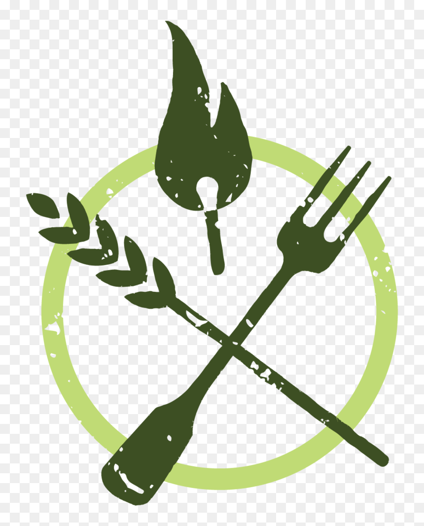 Fff2019 Logo Icon 07 - Fire Flour And Fork Logo, HD Png Download - fork and knife png