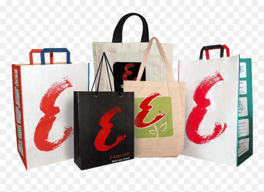 E-bags Brand Bags - Paper Bag Png, Transparent Png - plastic bag png